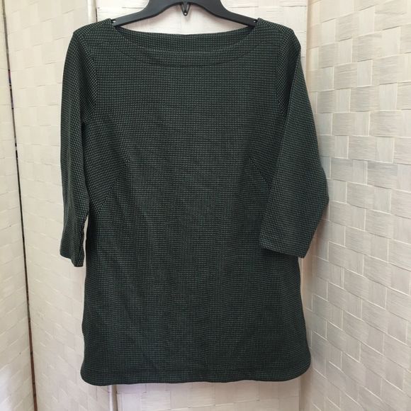 J Jill green top tunic size small petite - Picture 4 of 9